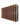 Side view of a 14 column pine wooden wine rack storing 140 bottles
