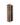 Side view of a 2 column pine wooden wine rack storing 20 bottles