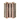 Side view of a curved corner pine wooden wine rack storing 40 bottles