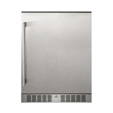Premium Single Door Stainless Steel Built-In Wine Beverage Undercounter Refrigerator, 5.3 Cu.Ft. (SAK95276)
