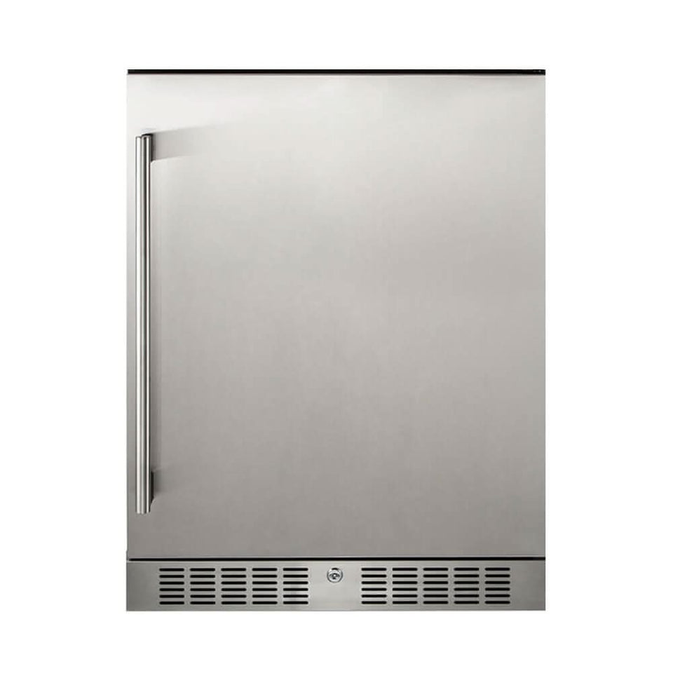 Premium 5.3 Cu.Ft Double Drawer Stainless Steel Built-In Wine Beverage Undercounter Refrigerator (SAK92576)