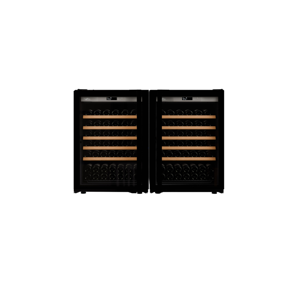 Transtherm Loft Double Wine Fridge with door handles