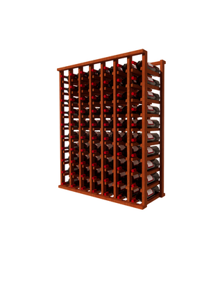 7 Column Wooden Upper Wine Rack Cabinet- Stores 70 standard wine bottles