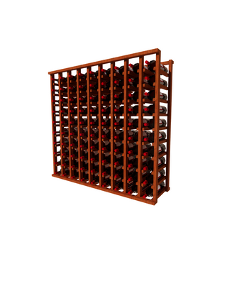 9 Column Wooden Upper Wine Rack Cabinet- Stores 90 standard wine bottles 