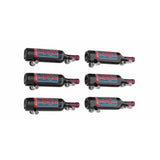Vino Pins Designer Kit For 6 Wine Bottles in Gunmetal 
