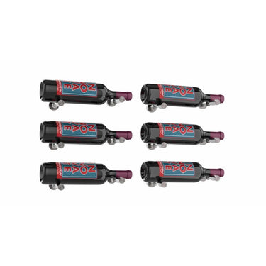 Vino Pins Designer Kit For 6 Wine Bottles in Gunmetal 