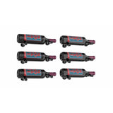 Vino Pins Designer Kit For 6 Wine Bottles in Matte Black 