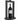 Black wine bottle holder with a red wine bottle on a white background