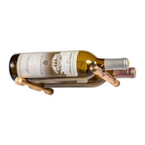 Vino Pins Wine Peg in Golden Bronze Storing 2 Bottles