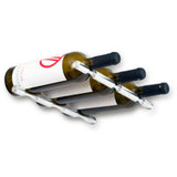 Vino Pins Wine Peg For 3 Bottles in Aluminum