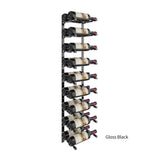 Vino Pin Flex Kit Two Bottles Deep in Gloss Black Storing 18 Bottles