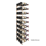 Vino Pin Flex Kit Three Bottles Deep in Golden Bronze Storing 27 Wine Bottles
