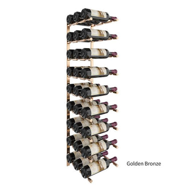Vino Pin Flex Kit Three Bottles Deep in Golden Bronze Storing 27 Wine Bottles