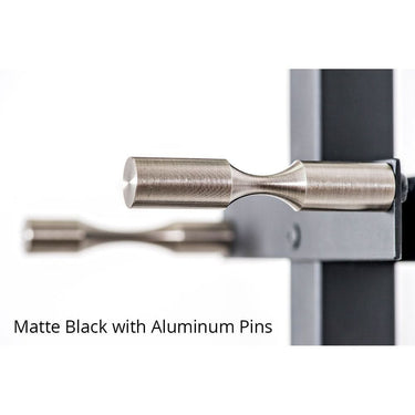 Vino Pins metal wine pegs in Matte Black Aluminum