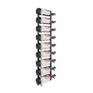 Vino Pin Flex Magnum Kit in Matte Black Aluminum Storing 9 Bottles