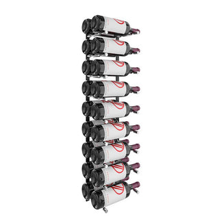 Vino Pin Flex Magnum Kit in Matte Black Aluminum Storing 18 Bottles