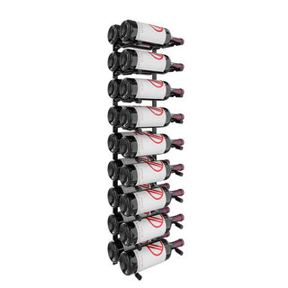 Vino Pin Flex Magnum Kit in Matte Black Storing 18 Bottles