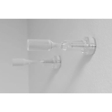 Vino Pins for Wall Mounted Wine Bottles in Clear Acrylic