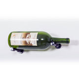 Vino Pins Wine Peg for 1 Magnum Bottle in Gloss Black With Collars