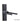 Vino Rails Floor-to-Ceiling Post Kit in Gloss Black