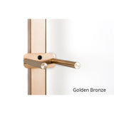 Vino Rails Floor-to-Ceiling Post Kit in Golden Bronze