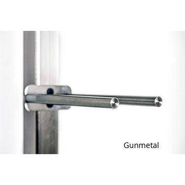 Vino Rails Floor-to-Ceiling Post Kit in Gunmetal