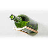 Vino Rail Magnum Bottle Cork Forward Wine Peg in Golden Bronze