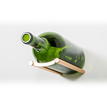 Vino Rail Magnum Bottle Cork Forward Wine Peg in Golden Bronze