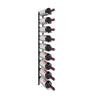Vino Rail Magnum Flex Kit in Matte Black Aluminum Storing 9 Bottles