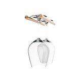 Vino Series Stemware Rack for 2 Wine Glasses in Golden Bronze