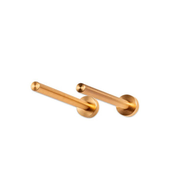 Vino Rails cork-forward wine bottle racking in Golden Bronze