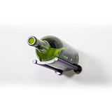 Vino Rail Magnum Bottle Cork Forward Wine Peg in Gloss Black With Collars