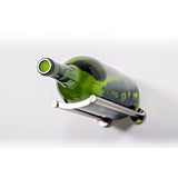 Vino Rail Magnum Bottle Cork Forward Wine Peg in Gunmetal With Collars