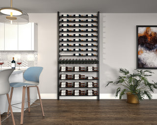 Lifestyle Image of La Vieille Garde's Frontenac Webkit #1- Metal Wine Rack 