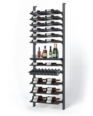 La Vieille Garde's Frontenac Webkit #10 27"- Metal Wine Rack in Black