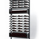 La Vieille Garde's Frontenac Webkit #14 41"- Metal Wine Rack in Black