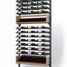 La Vieille Garde's Frontenac Webkit #14 41"- Metal Wine Rack in Natural Wood