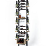 La Vieille Garde's Frontenac Webkit #15 14"- Metal Wine Rack in Natural Wood