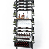 La Vieille Garde's Frontenac Webkit #15 27"- Metal Wine Rack in Black