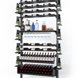 La Vieille Garde's Frontenac Webkit #15 41"- Metal Wine Rack in Black