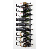 W Series Magnum Bottle Rack in Brushed Nickel Storing 18 Bottles