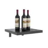 W Series Shelf in Matte Black Stores 6 Bottles