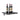 W Series Shelf in Matte Black Stores 6 Bottles