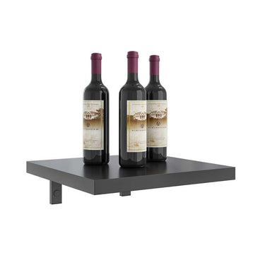 W Series Shelf in Matte Black Stores 6 Bottles