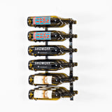 W Series 2 Foot Tall Rack in Chrome Luxe Storing 18 Bottles