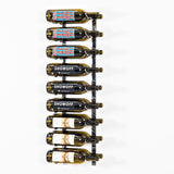 W Series 3 Foot Tall Rack in Chrome Luxe Storing 18 Bottles