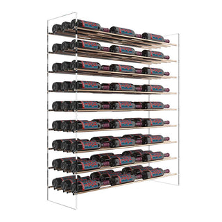 Evolution Wine Tower 47in Metal and Acrylic Wine Rack