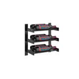 Evolution 15 in. High 1 Column Wine Wall in Matte Black storing 6 Bottles