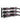 Evolution 15 in. High 2 Column Wine Wall in Matte Black and Chrome Storing 18 Bottles