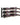 Evolution 15 in. High 2 Column Wine Wall in Matte Black and Golden Bronze Storing 18 Bottles